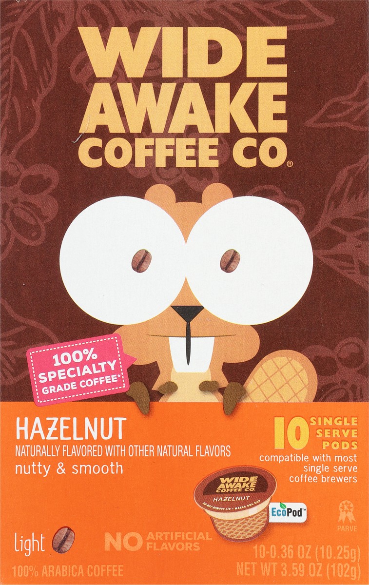 slide 6 of 9, Wide Awake Coffee Co. Single Serve Pods Light Hazelnut Coffee - 10 ct, 10 ct