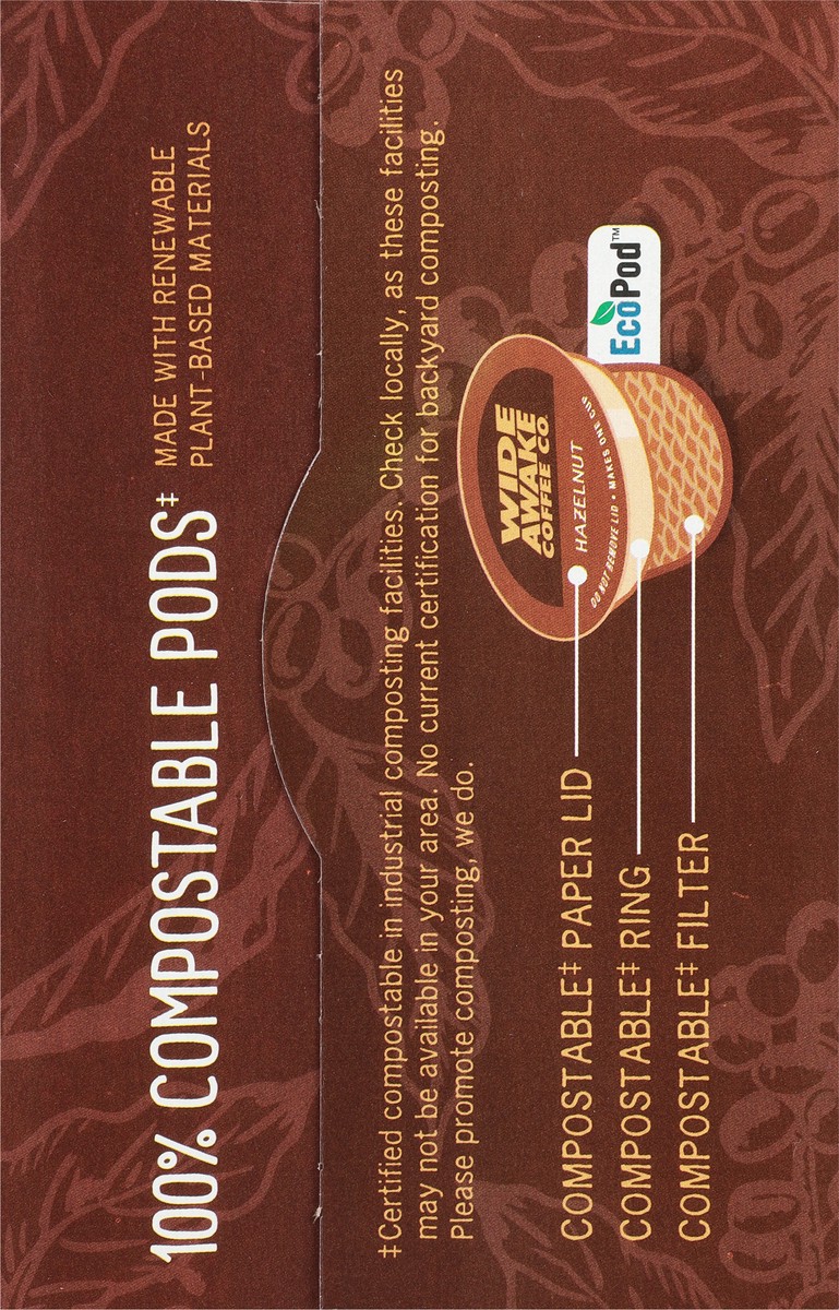 slide 8 of 9, Wide Awake Coffee Co. Single Serve Pods Light Hazelnut Coffee - 10 ct, 10 ct