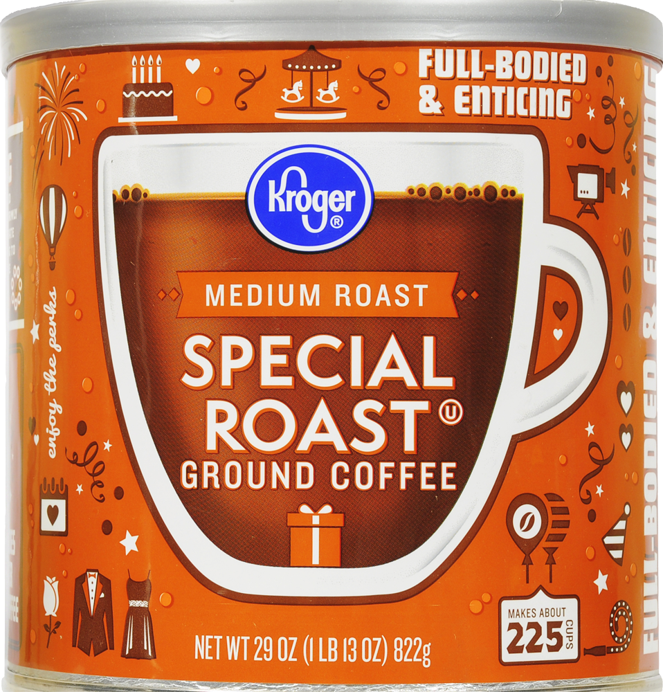 slide 1 of 1, Kroger Special Roast Ground Coffee - 29 oz, 29 oz