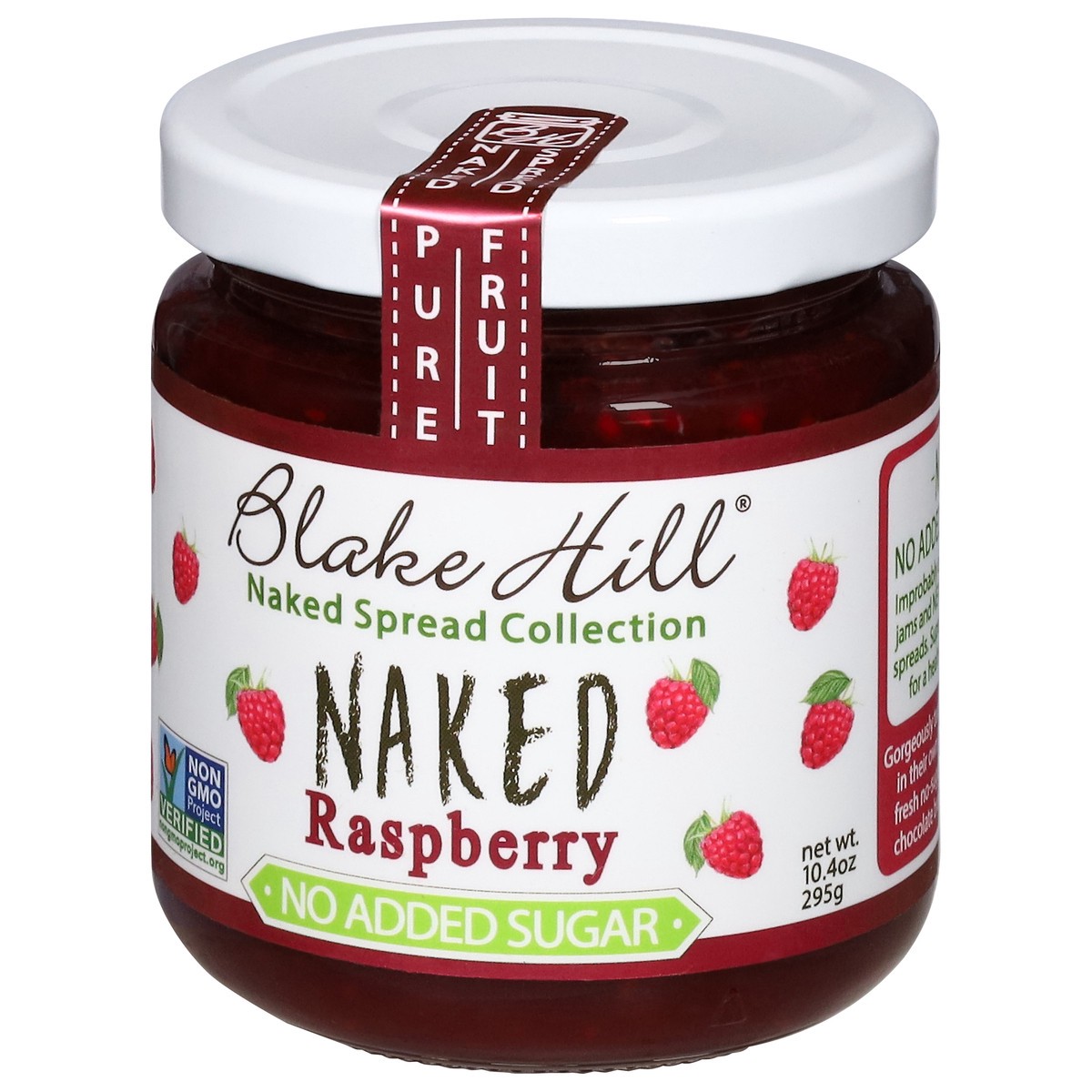 slide 11 of 12, Blake Hill Preserves Naked Spread Collection No Added Sugar Naked Raspberry Spread 10.4 oz, 10.40 oz