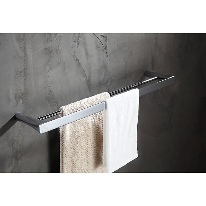 slide 4 of 4, ANZZI Caster 3-Series Towel Bar - Polished Chrome, 1 ct