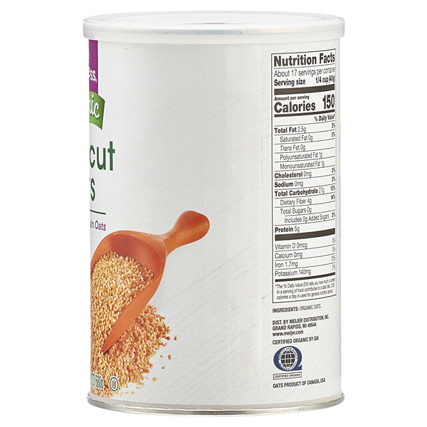 slide 23 of 29, True Goodness Organic Steel Cut Oats, 24 oz