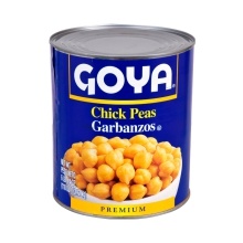 slide 1 of 1, Goya Chick Peas Beans, 110 oz