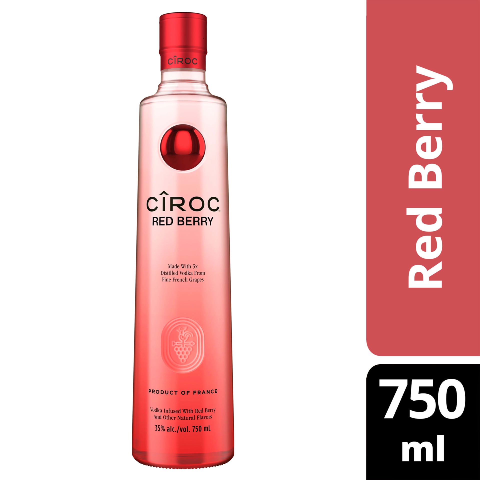 slide 1 of 7, Ciroc Red Berry, 750 ml