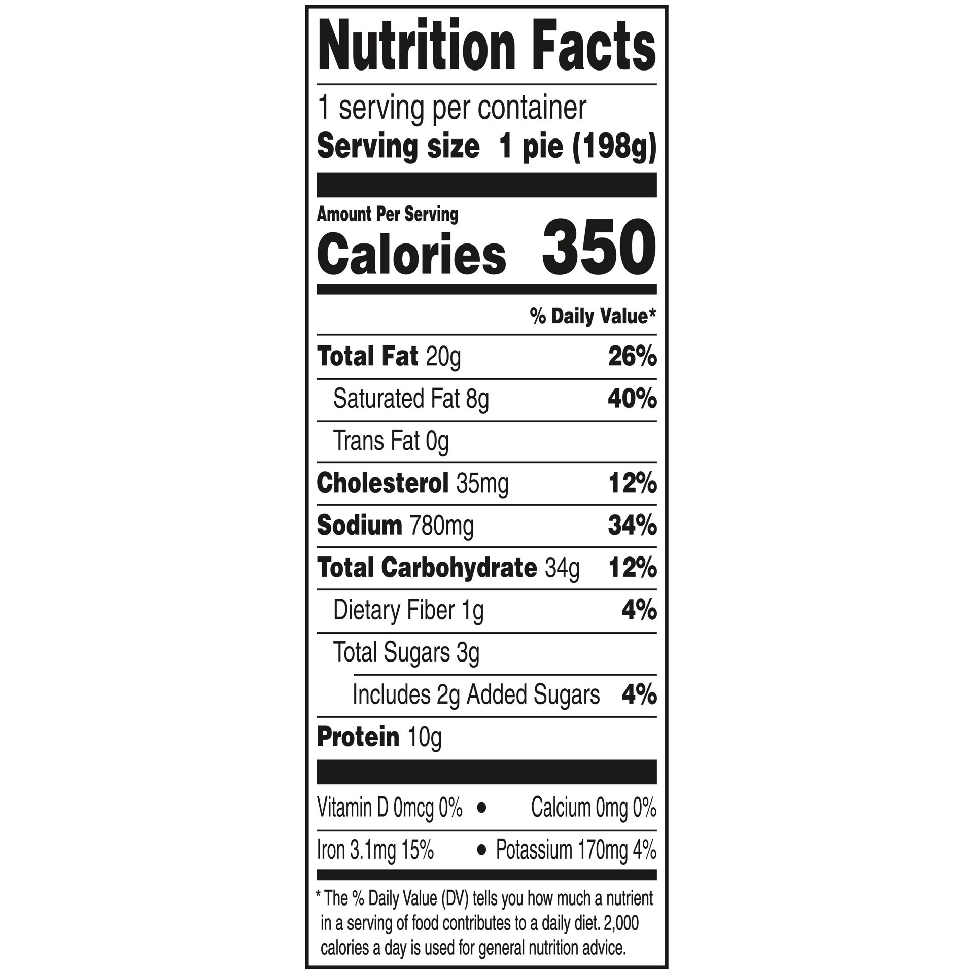 slide 4 of 5, Swanson Individual Chicken Pot Pie Frozen Meal, 7 oz., 7 oz