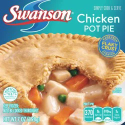 Swanson Individual Chicken Pot Pie Frozen Meal, 7 oz