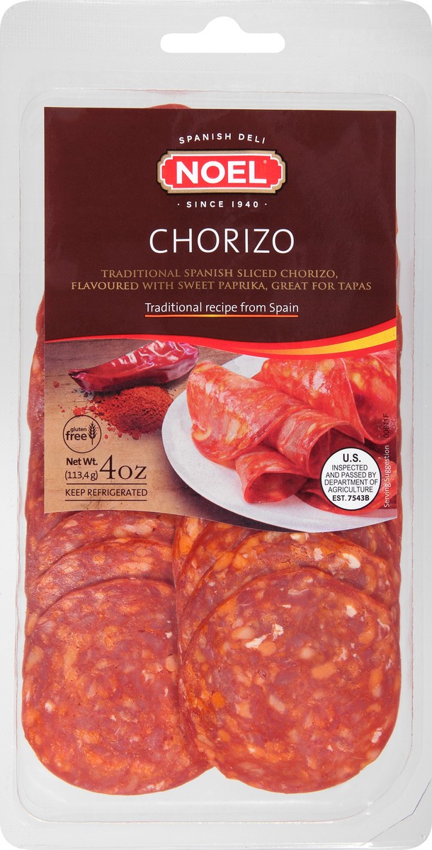 slide 1 of 11, Noel Chorizo, 4 oz