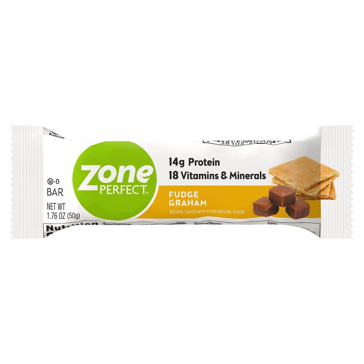 slide 1 of 5, Zone Perfect Fudge Grahams Nutritional Bar, 1.76 oz