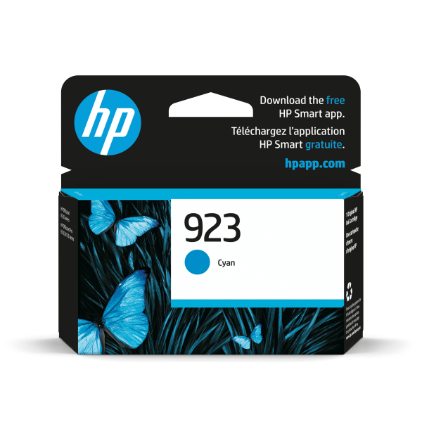 slide 1 of 10, Hp 923 Cyan Original Ink Cartridge, 4K0T0Ln, 1 ct