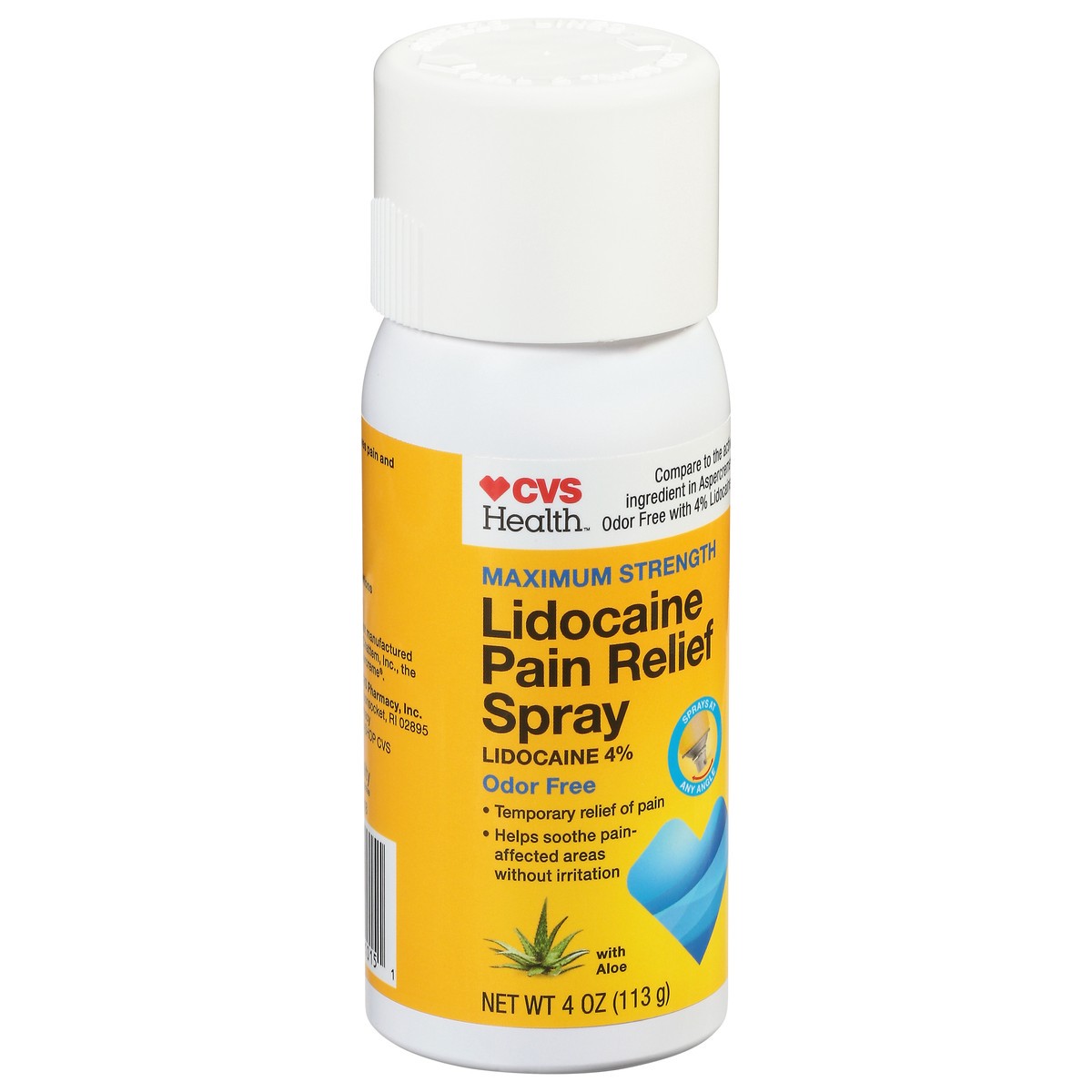 slide 5 of 13, CVS Health Maximum Strength Lidocaine Pain Relief Spray, 4 Oz, 1 ct