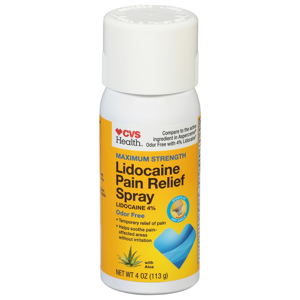 slide 1 of 13, CVS Health Maximum Strength Lidocaine Pain Relief Spray, 4 Oz, 1 ct