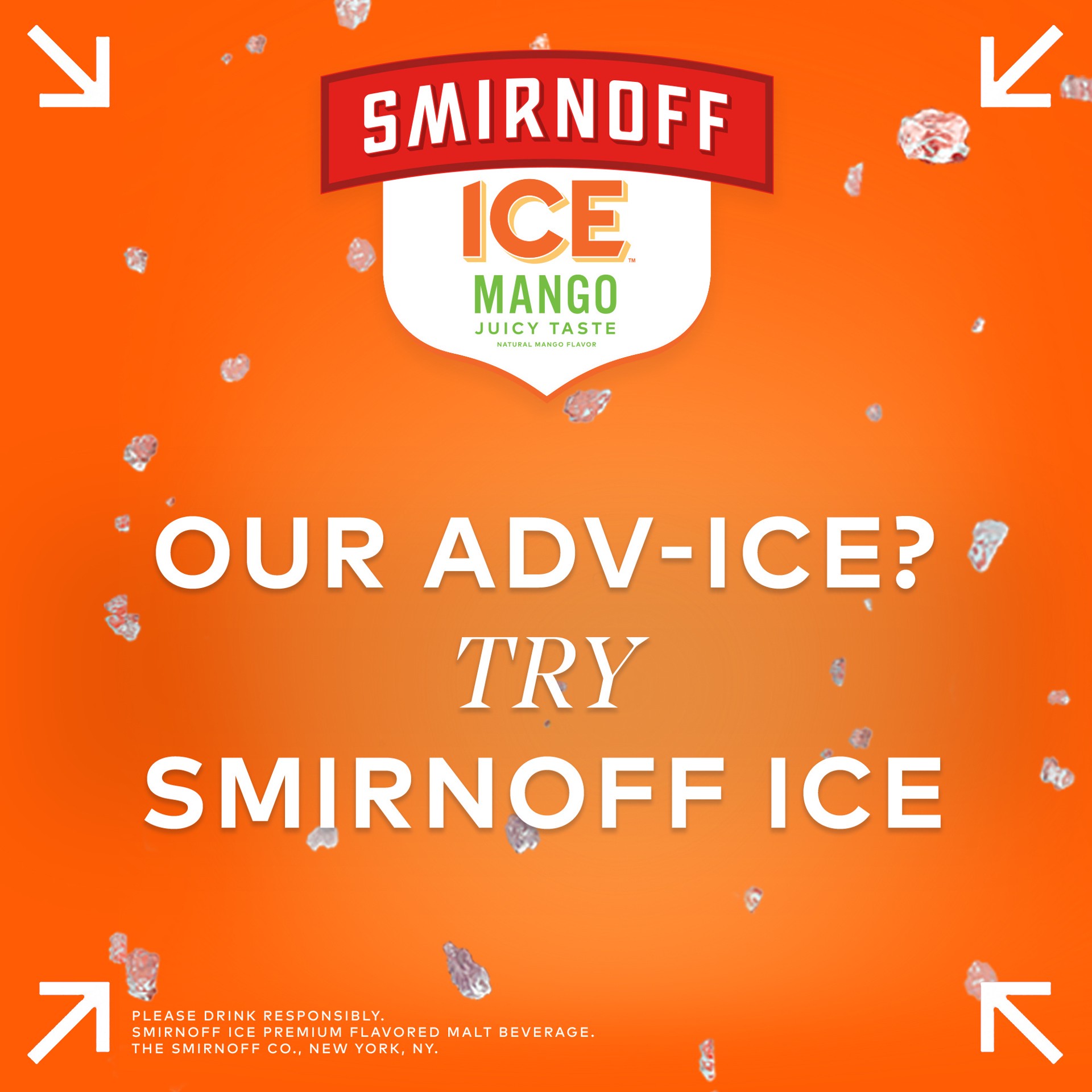 slide 5 of 10, Smirnoff Ice Mango Malt Beverage 6 ea, 6 ct; 11.2 oz