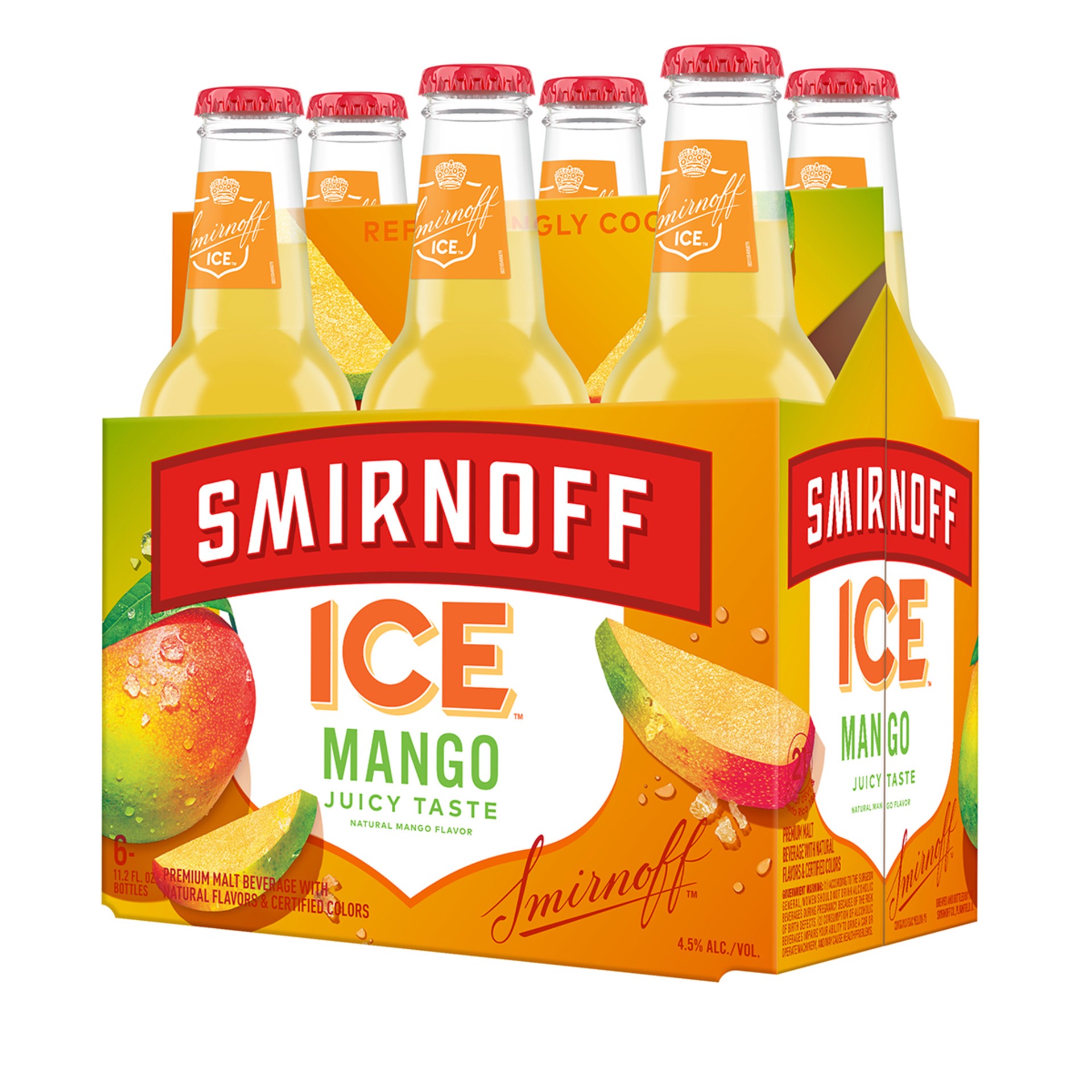 slide 9 of 10, Smirnoff Ice Mango Malt Beverage 6 ea, 6 ct; 11.2 oz