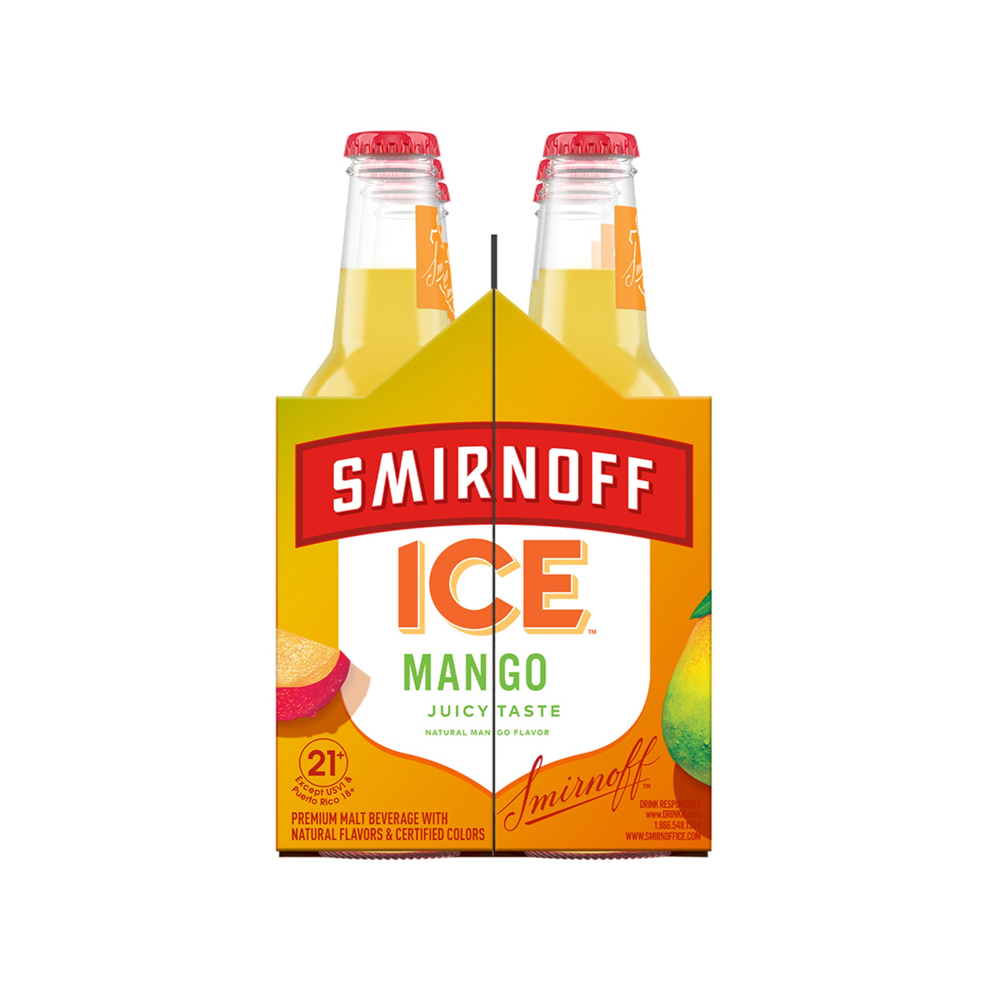 slide 6 of 10, Smirnoff Ice Mango Malt Beverage 6 ea, 6 ct; 11.2 oz