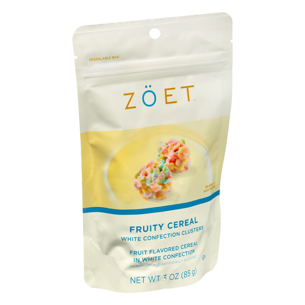 slide 1 of 1, Zöet Zoet Fruitty Pebble Clusters, 3 oz
