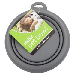 Meijer Collapsible Pet Bowl