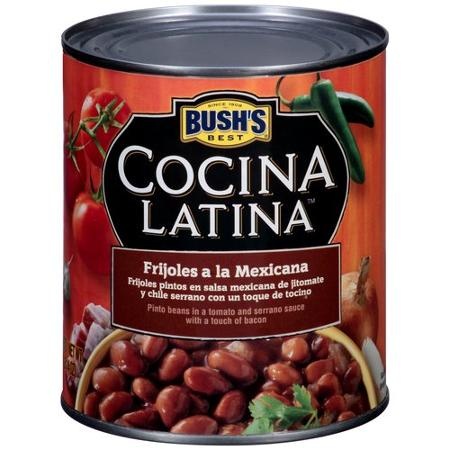 slide 1 of 1, Bush's Best Cocina Latina Frijoles a la Mexicana, 30 oz