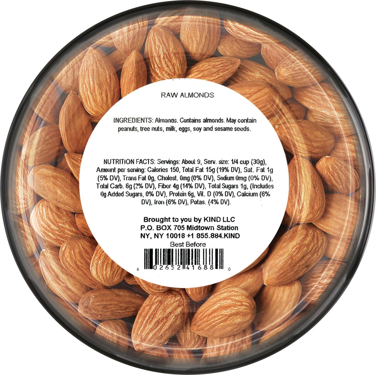 slide 4 of 4, Kind Pre-Packed Bulk Raw Almonds, 16 oz