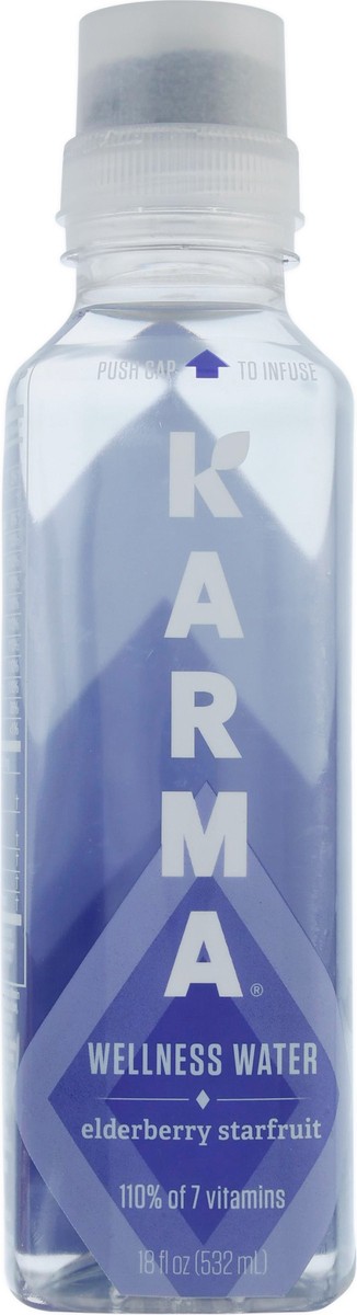 slide 1 of 9, Karma Elderberry Starfruit Wellness Water - 18 fl oz, 18 fl oz