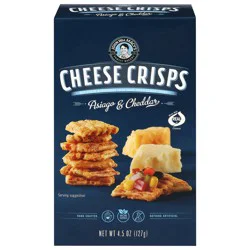 John Wm. Macy's Asiago & Cheddar Cheese Crisps 4.5 oz
