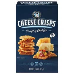 John Wm. Macy's Asiago & Cheddar Cheese Crisps 4.5 oz