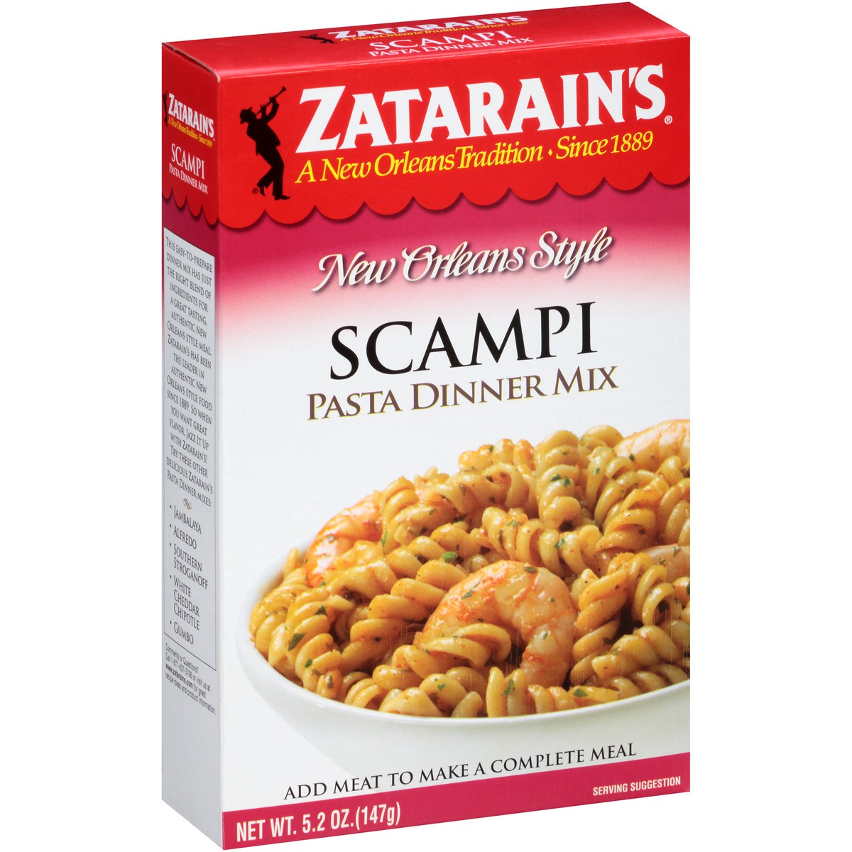 slide 2 of 9, Zatarain's Scampi Pasta Dinner, 5.2 oz, 5.2 oz