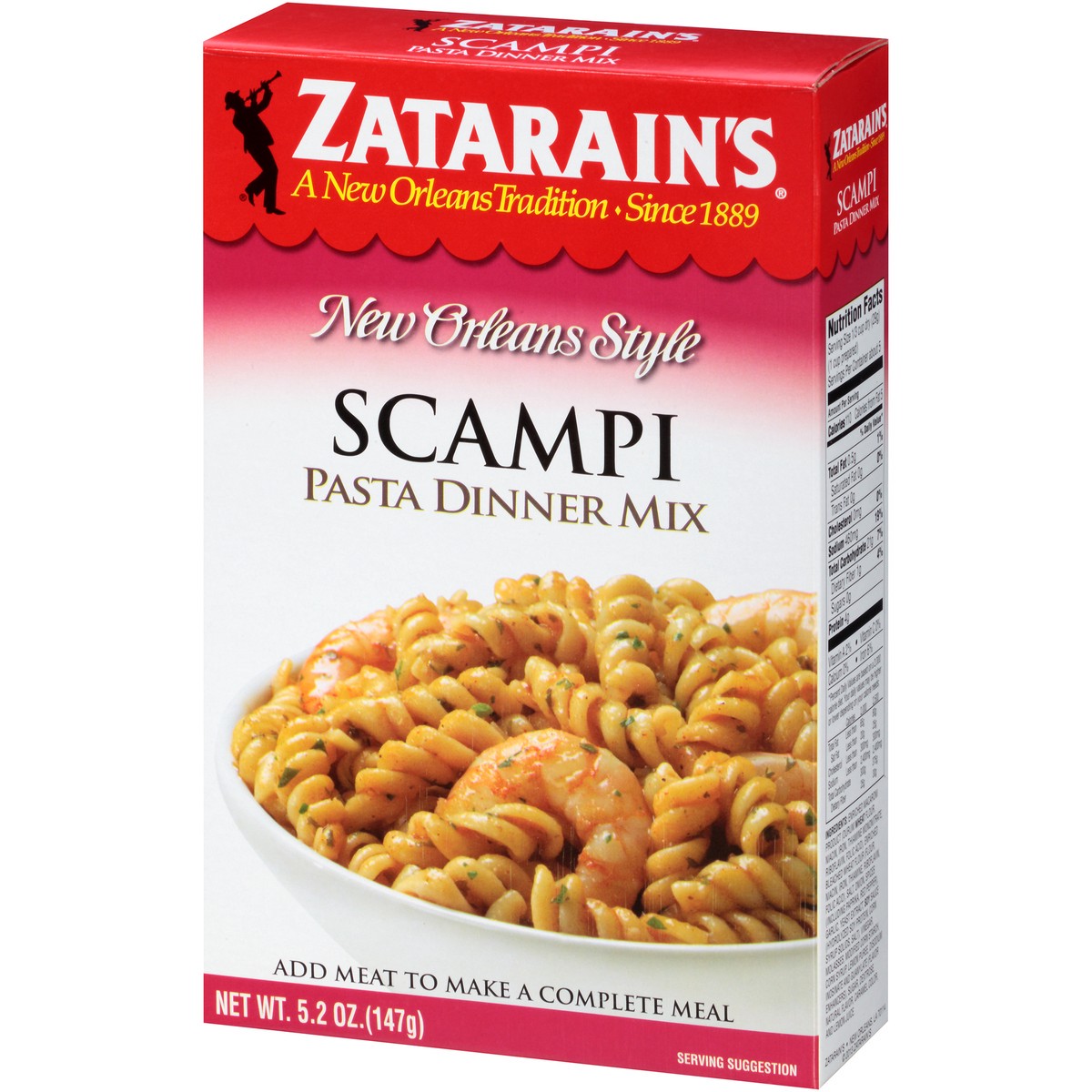 slide 3 of 9, Zatarain's Scampi Pasta Dinner, 5.2 oz, 5.2 oz