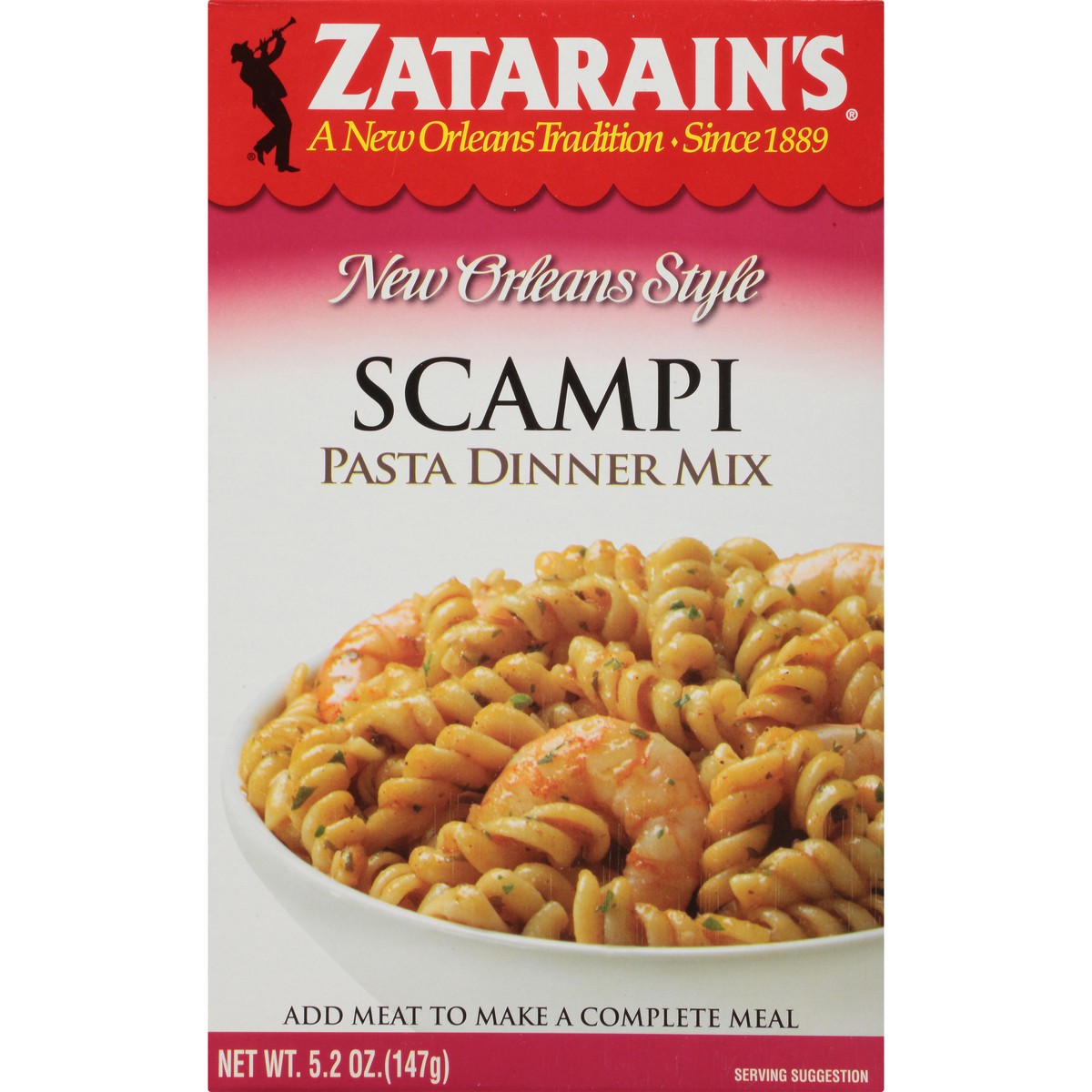 slide 1 of 9, Zatarain's Scampi Pasta Dinner, 5.2 oz, 5.2 oz