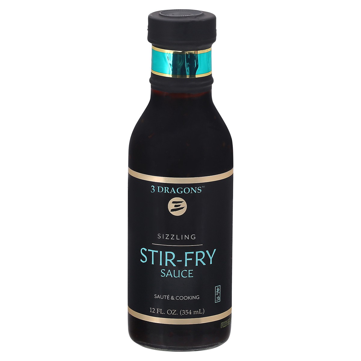 slide 1 of 12, 3 Dragons East West Tea Company Sizzling Stir-fry Saute and Cooking Sauce, 12 oz