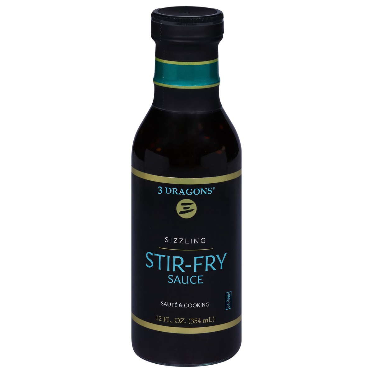 slide 1 of 12, 3 Dragons Sizzling Stir-Fry Sauce 12 fl oz, 12 fl oz