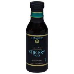 3 Dragons Sizzling Stir-Fry Sauce 12 fl oz