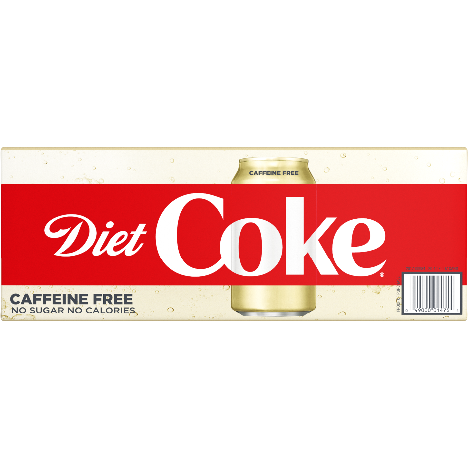 slide 2 of 5, Diet Coke Caffeine-Free Diet Soda Soft Drinks, 12 fl oz, 20 Pack, 240 fl oz