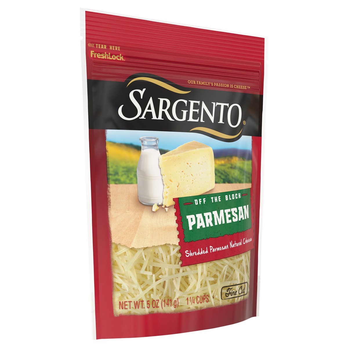 slide 4 of 8, Sargento Natural Parmesan Shredded Cheese - 5oz, 