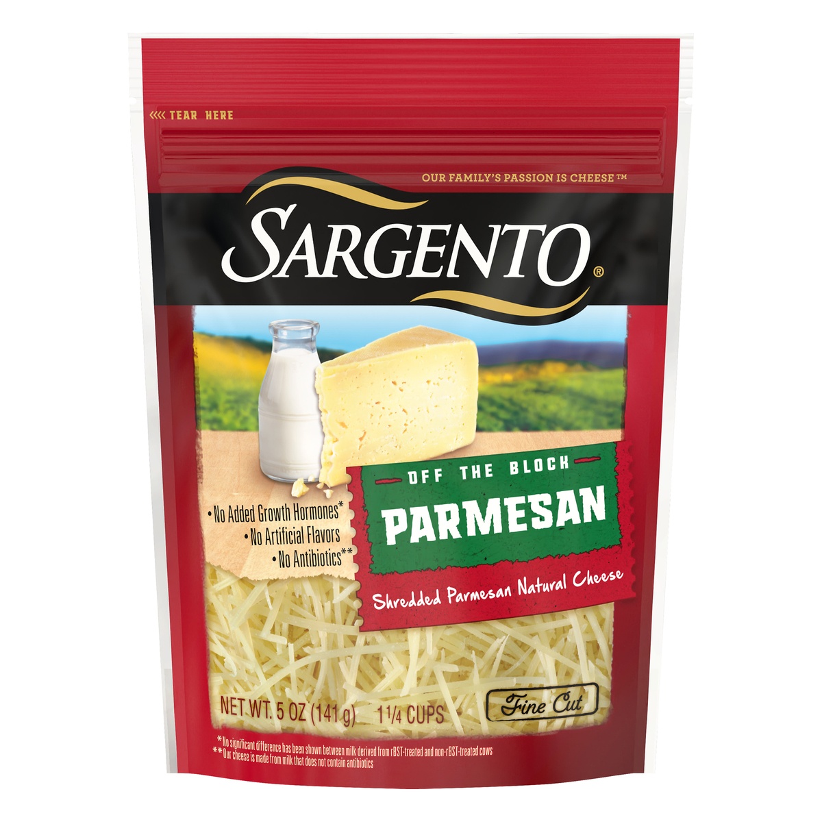 slide 1 of 1, Sargento Artisan Blends Parmesan Shredded Cheese, 5 oz