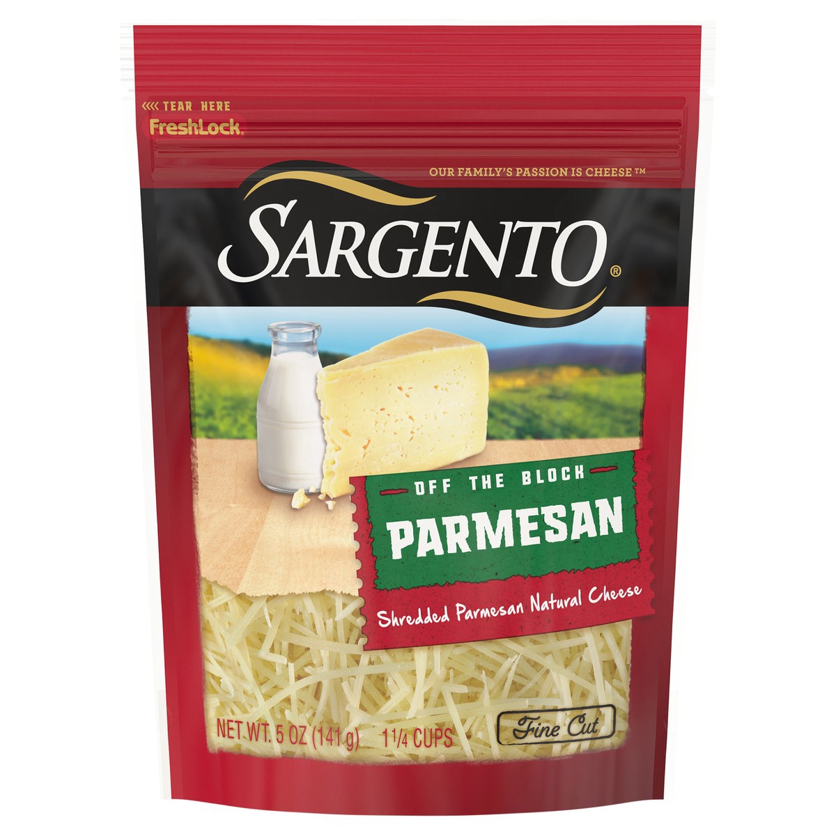 slide 1 of 8, Sargento Natural Parmesan Shredded Cheese - 5oz, 