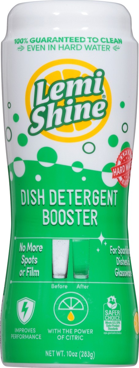 slide 5 of 13, Lemi Shine Fresh Lemon Scent Dish Detergent Booster 10 oz, 10 oz