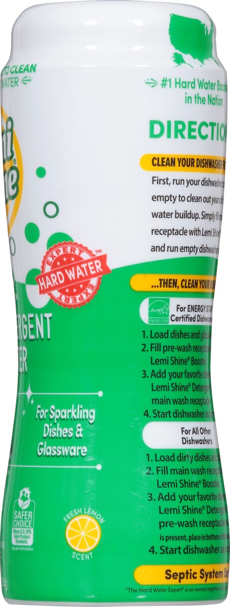 slide 9 of 13, Lemi Shine Fresh Lemon Scent Dish Detergent Booster 10 oz, 10 oz