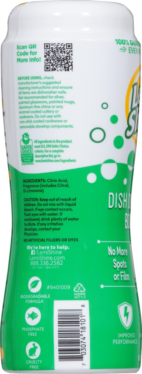 slide 8 of 13, Lemi Shine Fresh Lemon Scent Dish Detergent Booster 10 oz, 10 oz