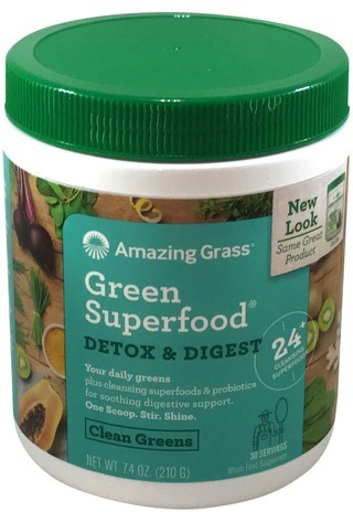 slide 1 of 1, Amazing Grass Green Superfood Detox And Digest, 15 ct; 0.25 oz