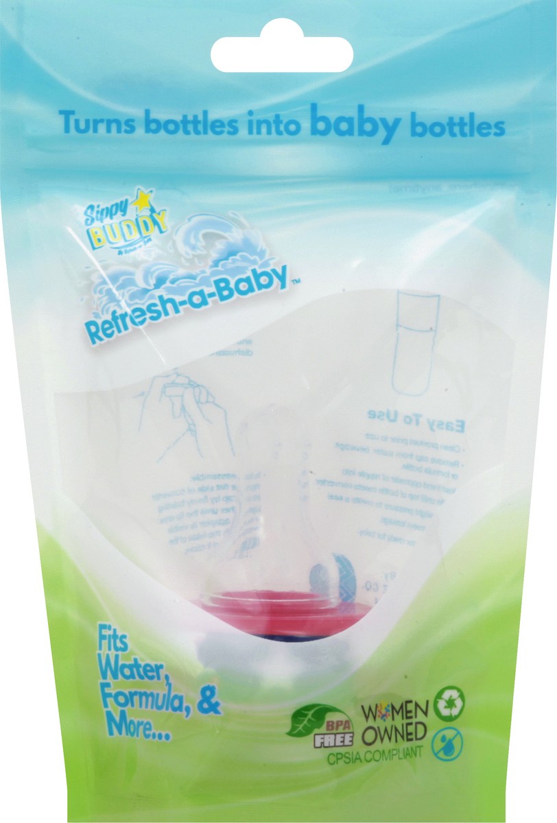 slide 2 of 11, Sippy Buddy Refresh-a-Baby Bottle Adaptor 1 ea, 1 ct