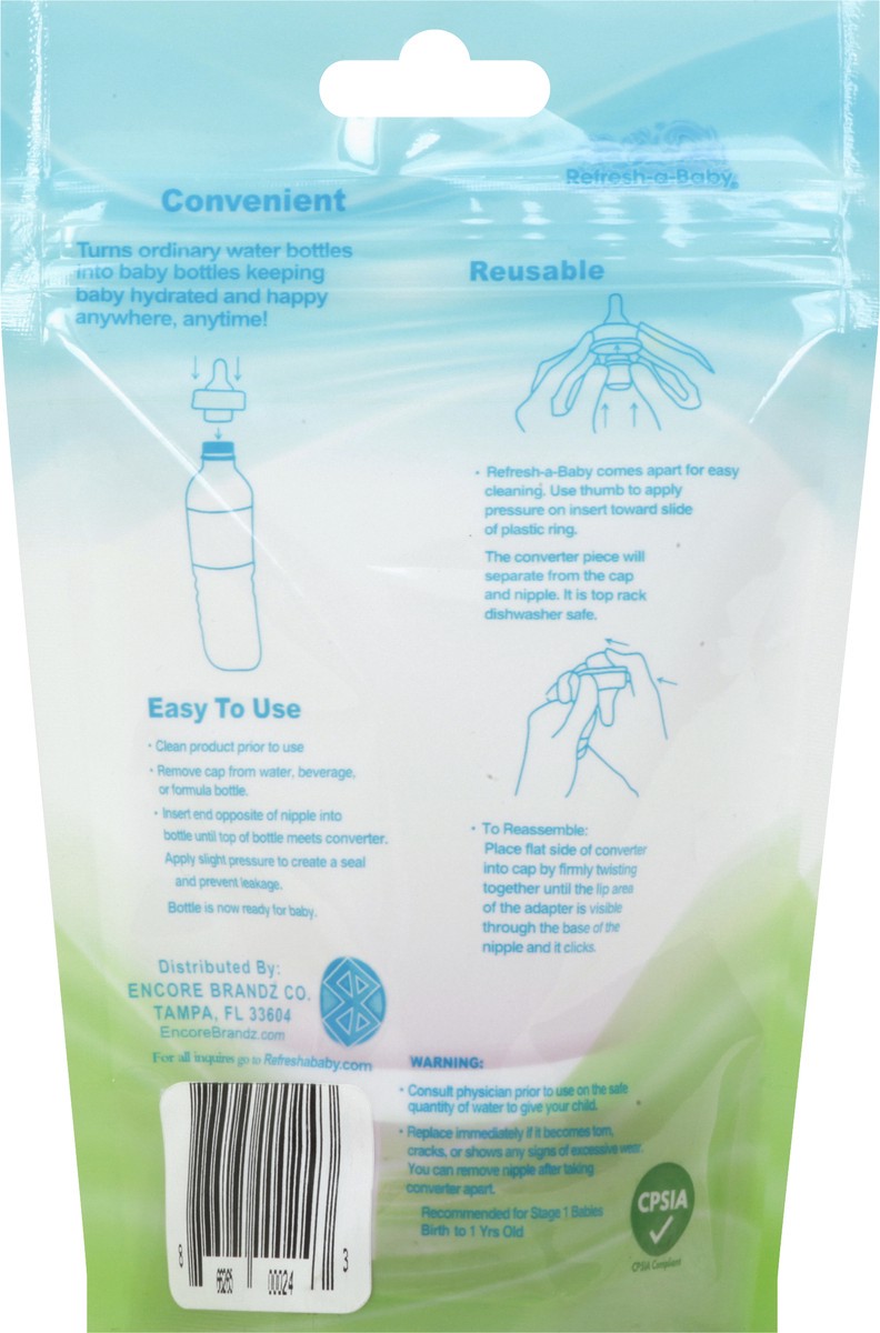 slide 8 of 11, Sippy Buddy Refresh-a-Baby Bottle Adaptor 1 ea, 1 ct