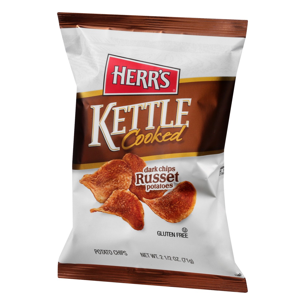 slide 5 of 10, Herr's Kettle Cooked Dark Chips Russet Potatoes Potato Chips 2.5 oz, 2.5 oz