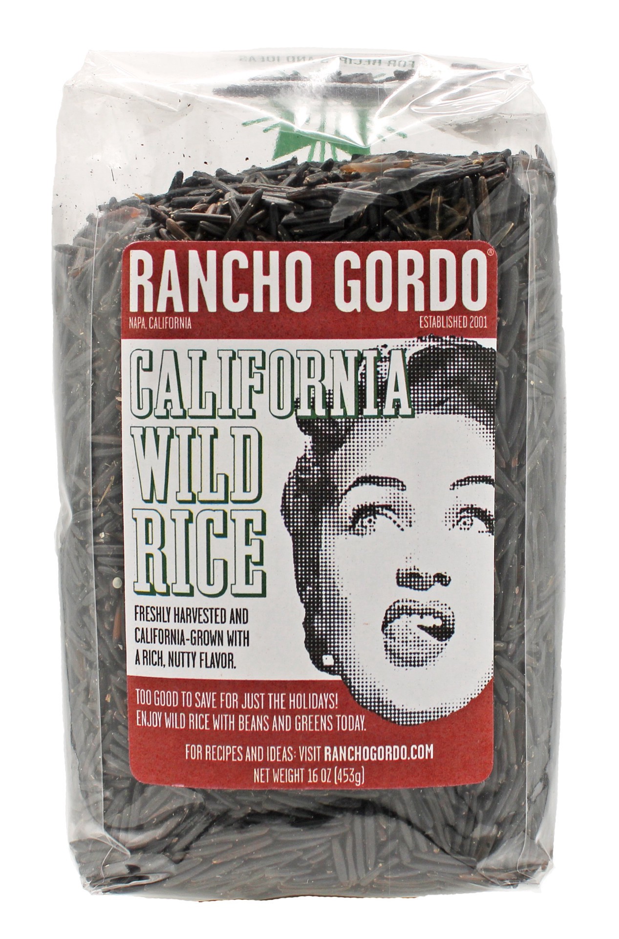 slide 1 of 1, Rancho Gordo California Wild Rice, 16 oz