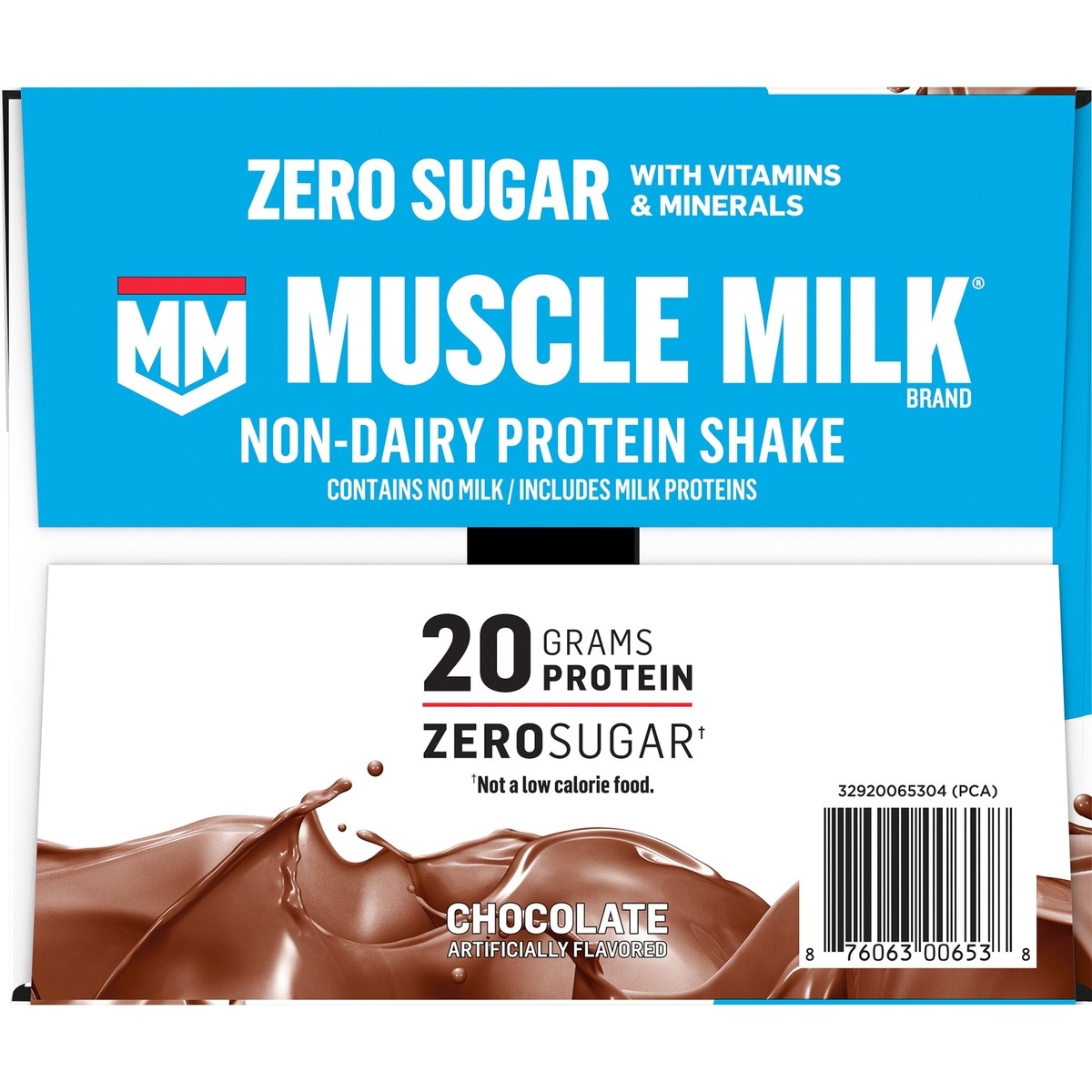 slide 6 of 7, Muscle Milk Light Protein Shake Chocolate, 18 ct; 11 oz