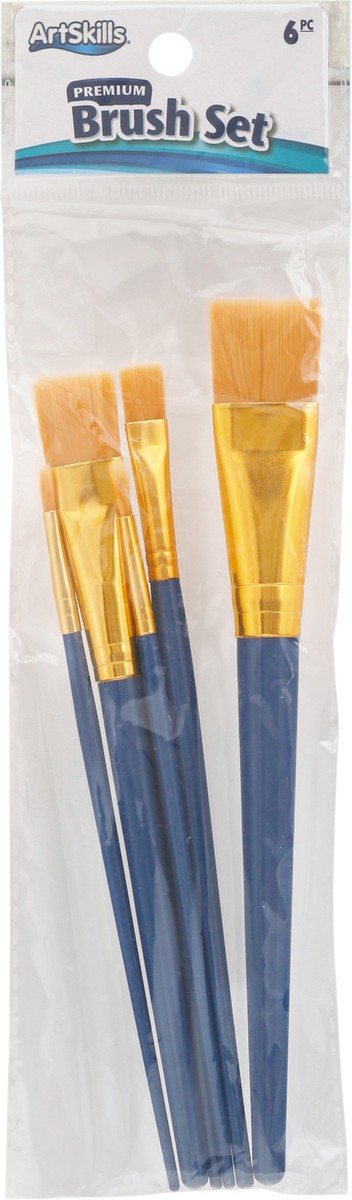 slide 10 of 10, ArtSkills Premium Brush Set 6 Pc, 1 ct