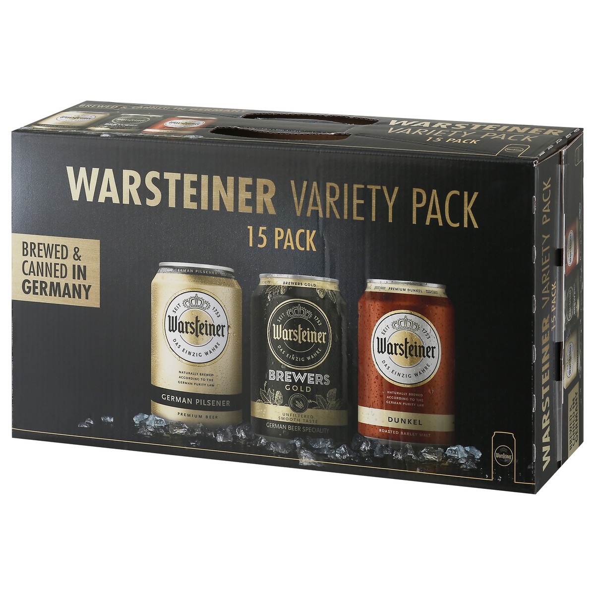 slide 7 of 9, Warsteiner Variety Pack Premium 15Pk Cans, 15 ct; 12 fl oz