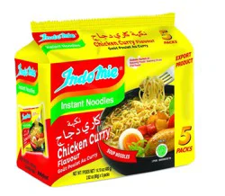 Indomie Chicken Curry Instant Noodles, 5 pack
