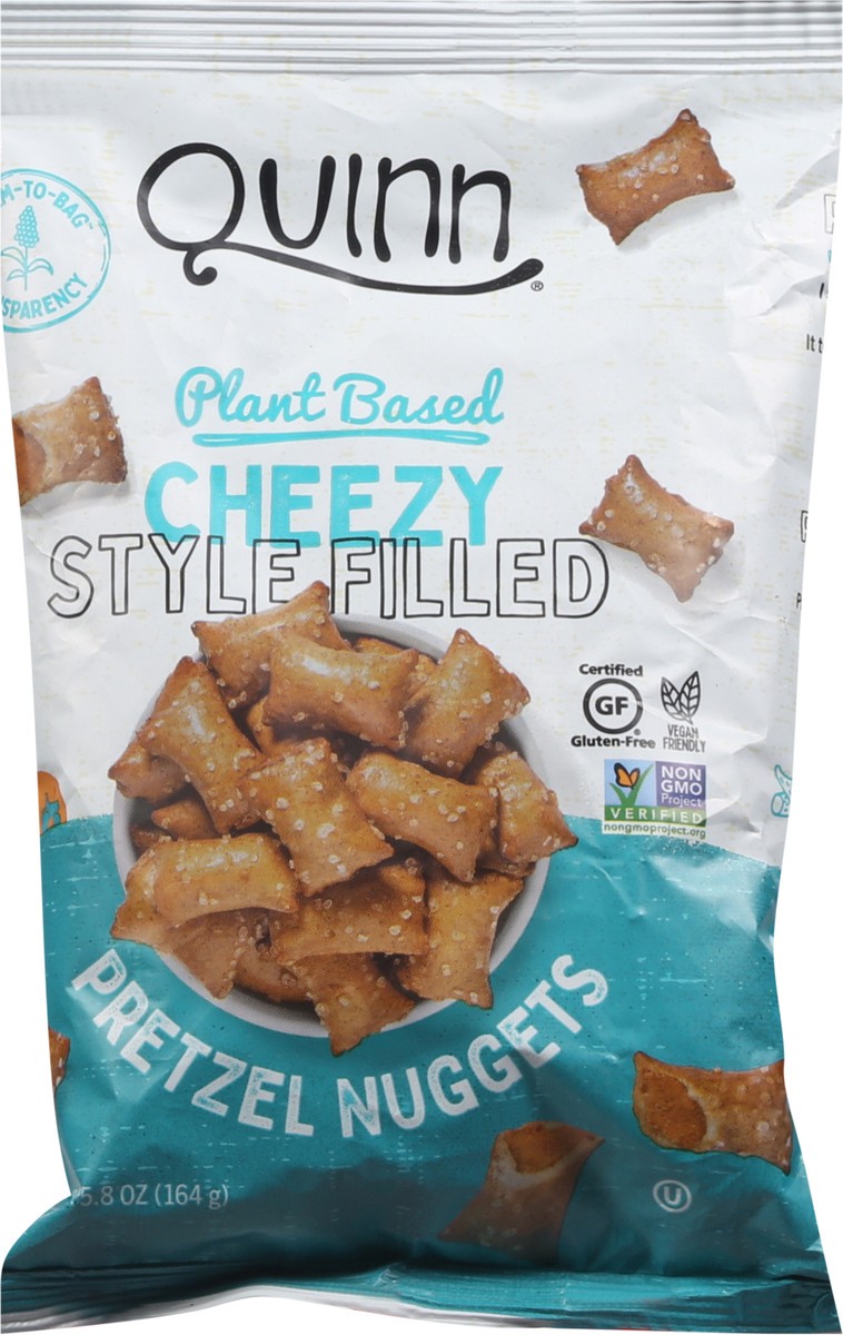 slide 3 of 9, Quinn Plant Based Cheezy Filled Pretzel, 5.8 oz