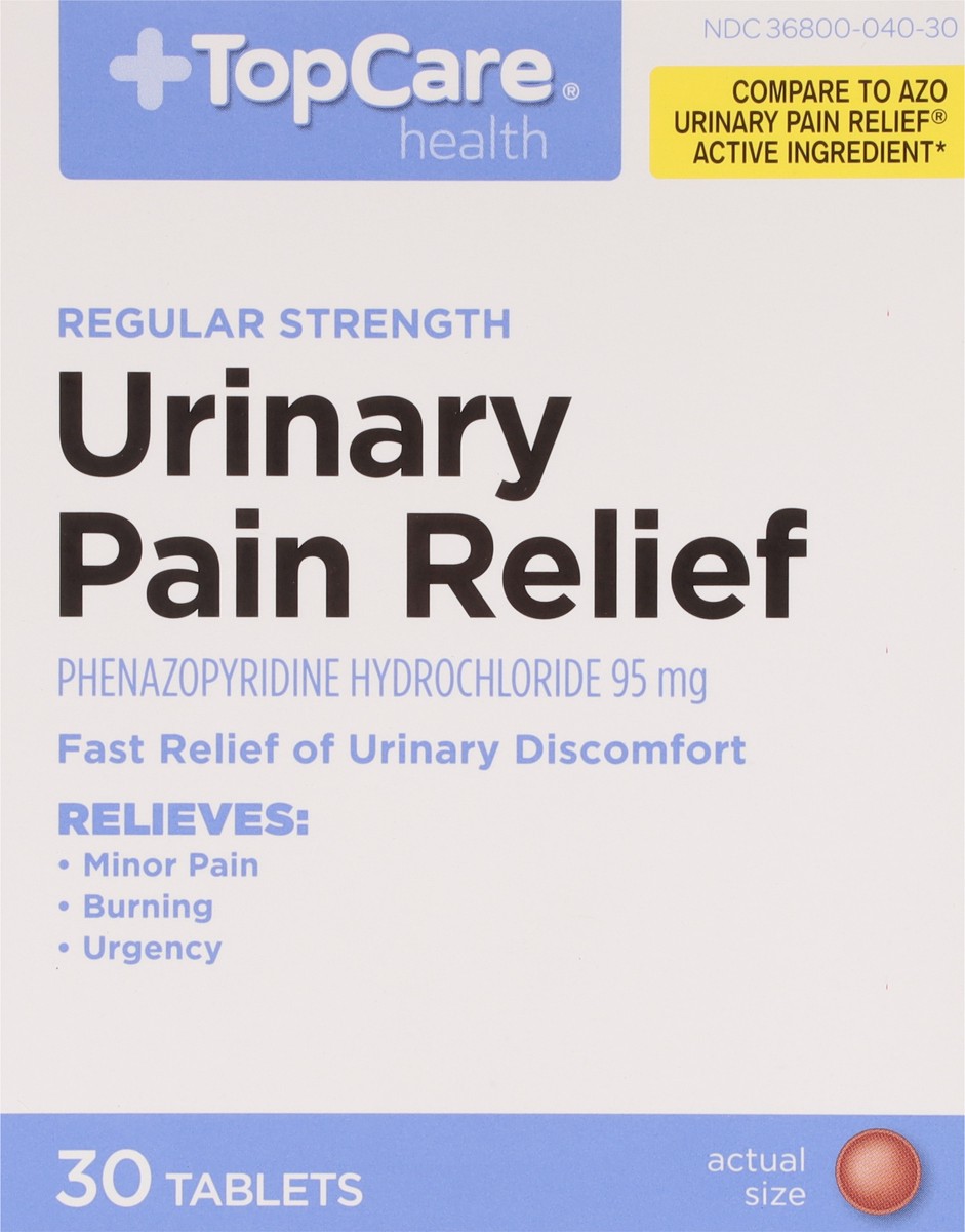 slide 3 of 9, TopCare Top Care Urinary Pain Relief Tabs, 30 ct