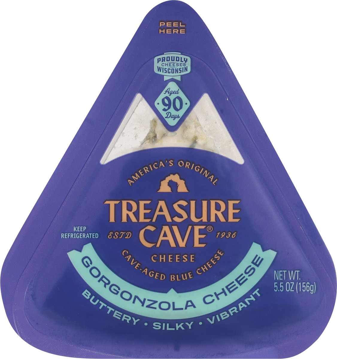slide 5 of 7, Treasure Cave Gorgonzola Cheese 5.5 oz, 5.5 oz